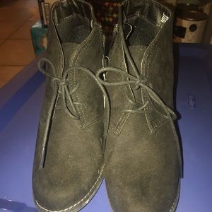 NWT Target black lace up booties